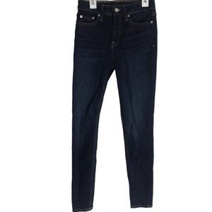 Free Assembly Women's High Rise Skinny Jeans Size 2 Dark Wash Blue